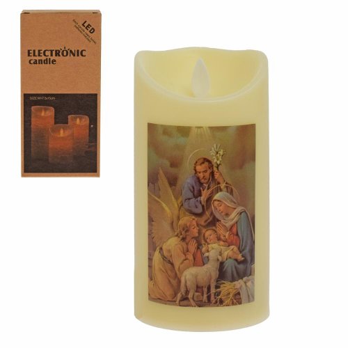 Svet. led svätá rodina 7,5*7,5*15cm
