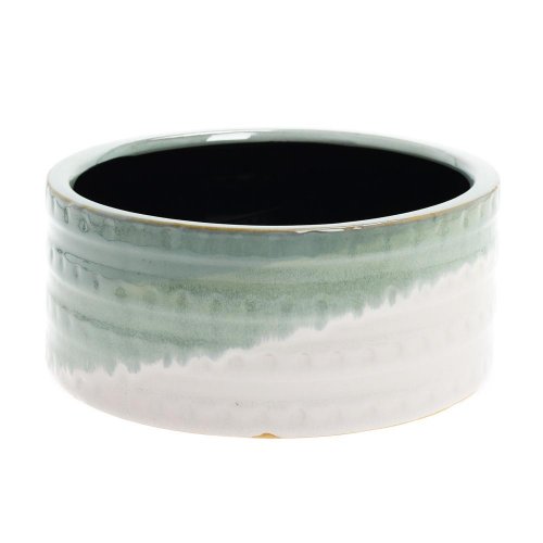 Obal trojfarebný keramika 22.4*22.4*9.5 mentol