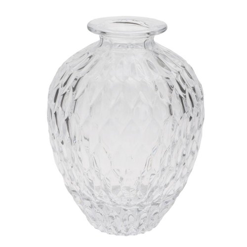 Váza sklo 8,5x24cm číra