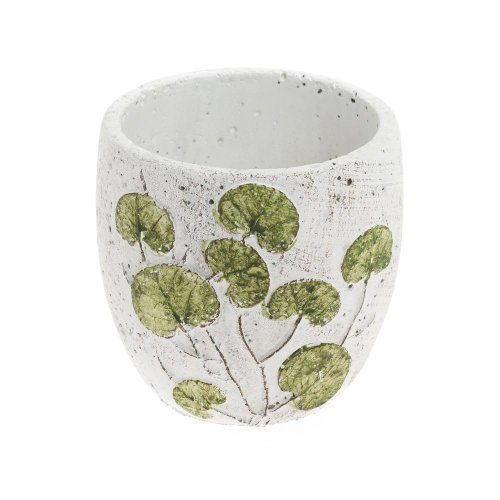 Obal listy keramika 11*11*10.5 bielozelený