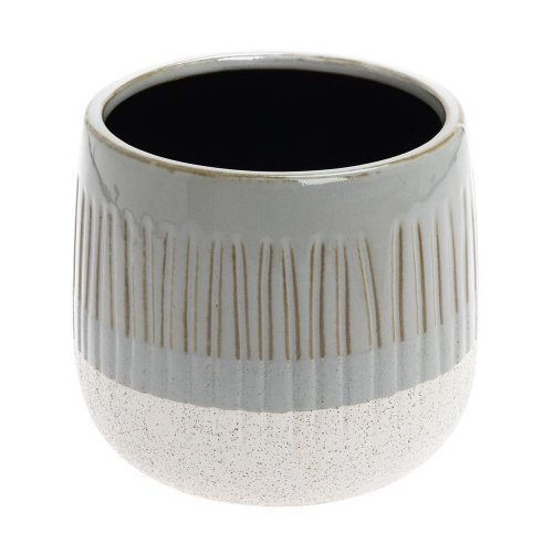 Obal keramika 16*16*14 šedobiely