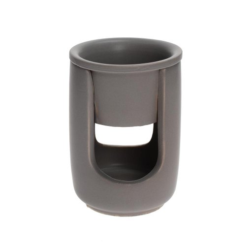 Aromalampa porcelán 8,5x11,5cm šedá
