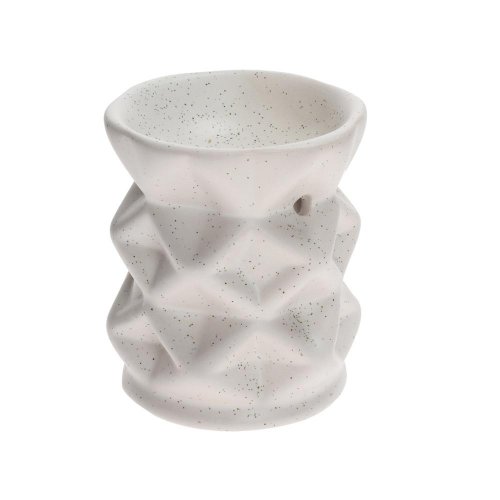 Aromalampa vzor porcelán 8x9cm biela
