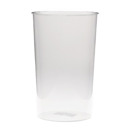 Váza širšie hrdlo polykarbón 25cm - Aranžérsky materiál
