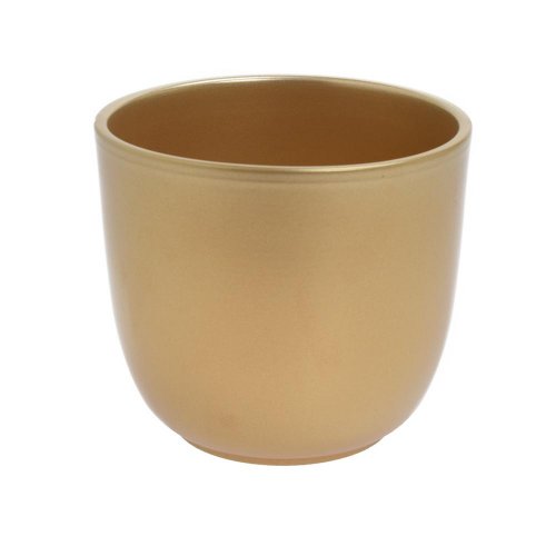 Obal mica decorations tusca plant pot - v14 x pr.14,5cm - gold /1019038