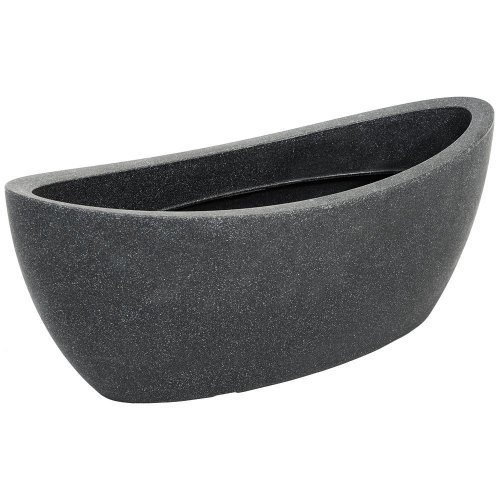 55371 kvetináč globe jadr.schwarz granit 253/58