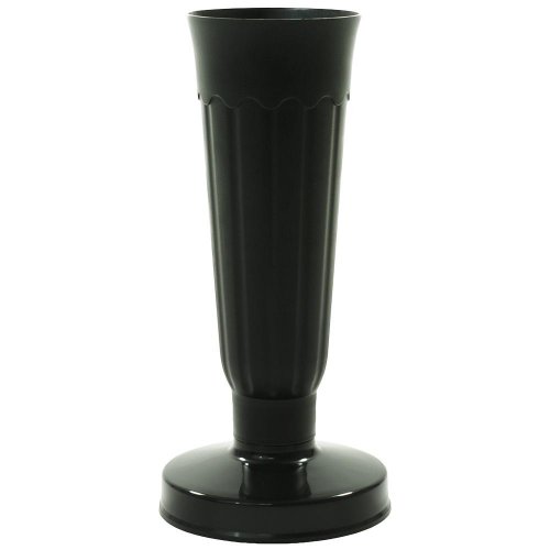 Váza so záťažou 32cm čierna