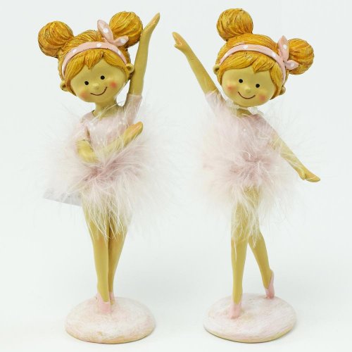 Baletka perie ružová 9x6x19cm