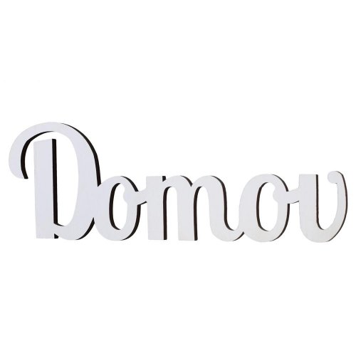 Výrez-domov biela 20x7cm s/3