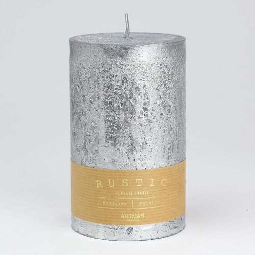 Rustic metalic val.9x15 strieborný