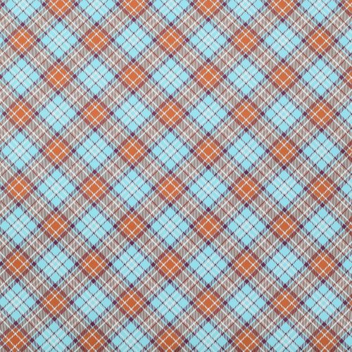 Papier bal. s/25 kraft karo modré 0.7m0x1m *11531