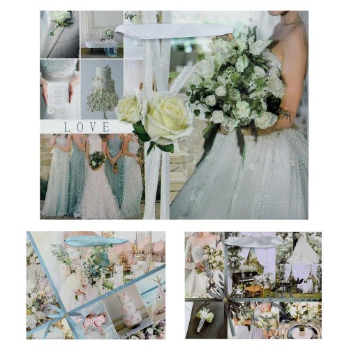 Darčeková taška s 23x18x10cm svadba gliter