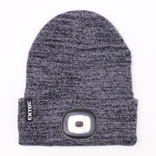 Čiapka s čel. sivá/čierna led 4x45lm - Vianočné dekorácie a ozdoby