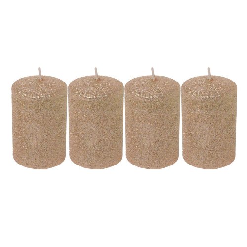 Valec 4-pack gliter rose gold 6x9