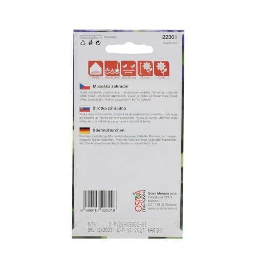 Sirôtka swiss giants modrá s okom 0,2g