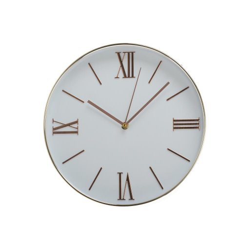 Hodiny nástenné mdf 30cm zlaté