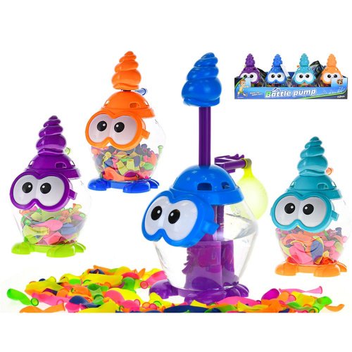 Vodné bomby 100ks s pumpou, 19cm