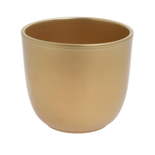 Obal mica decorations tusca plant pot - v16 x pr.17cm - gold /1019039