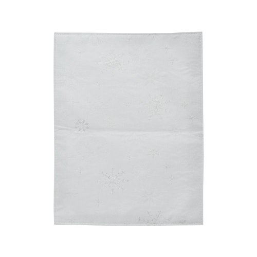 Prestieranie vločky bielo-strieborné 30x40cm