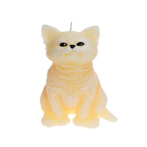 Figurka mačka krém - Vianočné dekorácie a ozdoby