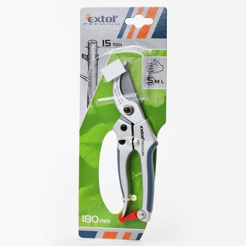 Nožnice záhrad., 180mm, max. prestrih pr.18mm