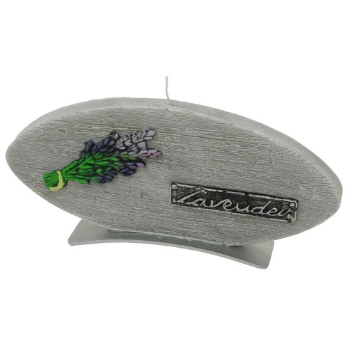 Levandula prov.dysk ovál grafit