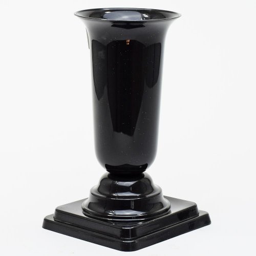 176 váza 0 zaťažená čierna v26,5cm