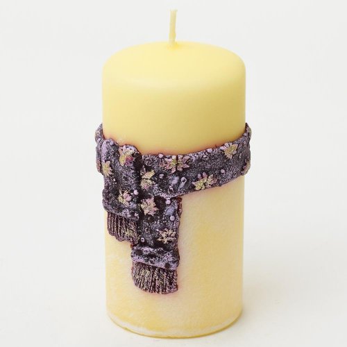 Šálik val.7x14 krem+hnedý