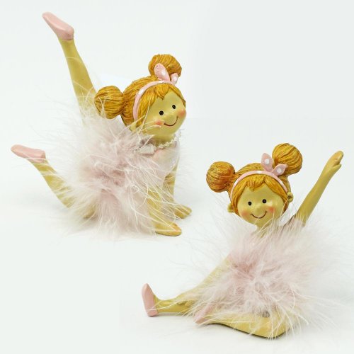 Baletka perie ružová 7,5x4x9cm