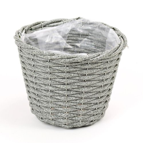 Obal plast šedý m d19xh15cm