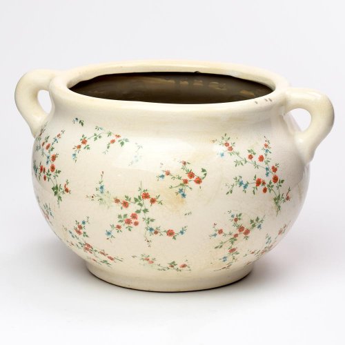 Obal s ušami keramika vzor kvety 20,5x16,5x12cm super cena