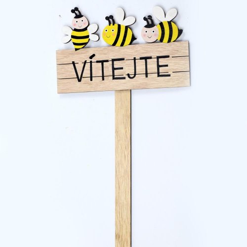 Zápich včely ,,vítejte