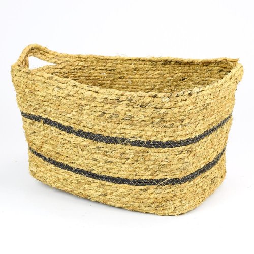 Super cena koš slama stredný basket kr2002480 38x27x23cm