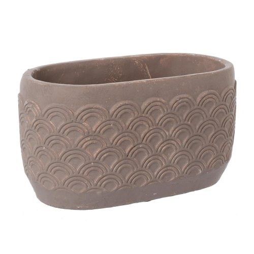 Obal cement brown 20*11.5*h11.5cm