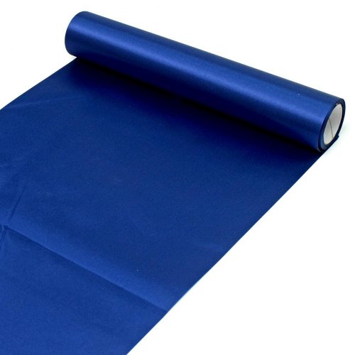 Saten rolka 32cmx6m tm.modrá - Umelé kvety