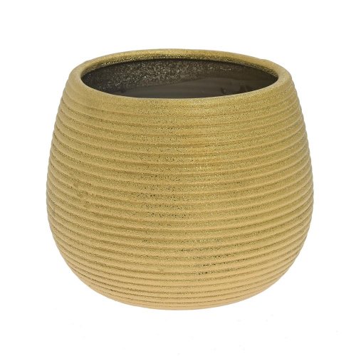 Obal keramika 19x19x15cm zlatý