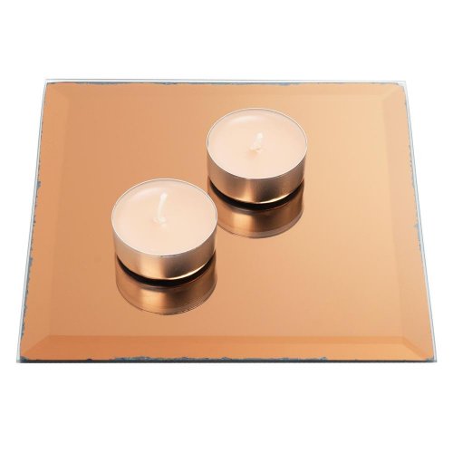 Podložka medená/zrkad./sklo 15x15cm specchio-oro.-150x150