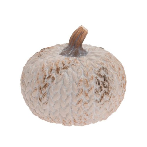 Tekvica bielo-hnedá 16*16*14cm