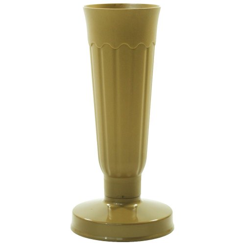 Váza so záťažou 32cm zlatá