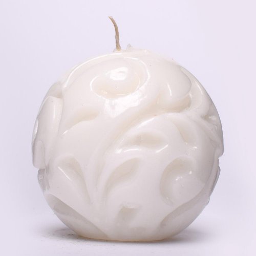 Guľa 100 vyrezáv.biela