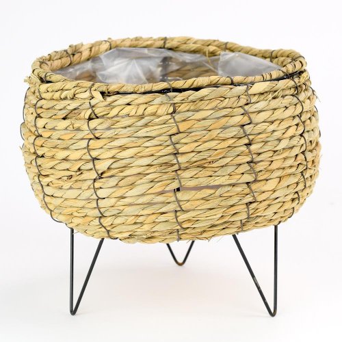 Obal slama hnedá l 24x22.5/14.5cm