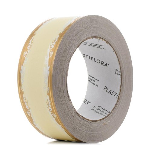 Stuha smútočná krém/zlatý 4/50y/45,72m