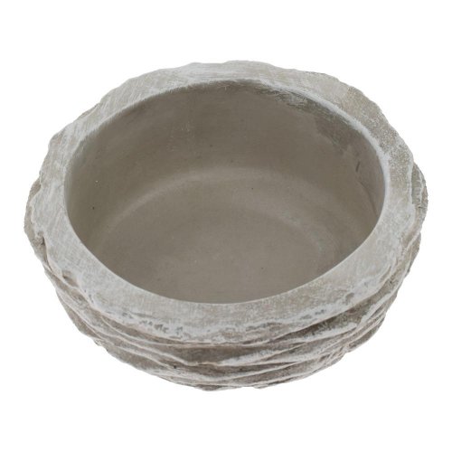 Obal kruh cement bledo-sivý 20,5cm