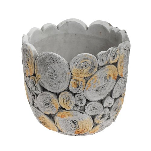 Obal keramika 13*13*12.5 šedý