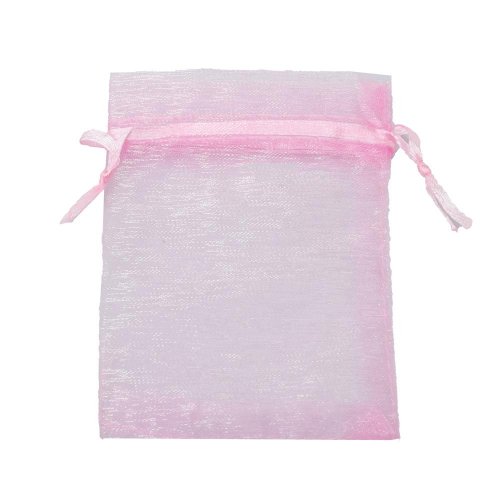 Hy-3405 organz. vrecko sv ružová 9x12cm