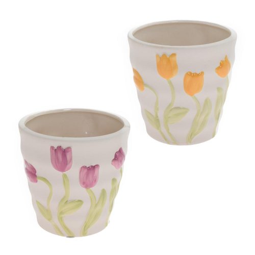 Obal tulipán mix farba 19xv19cm