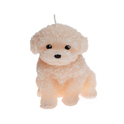 Figurka pes pudel béžový