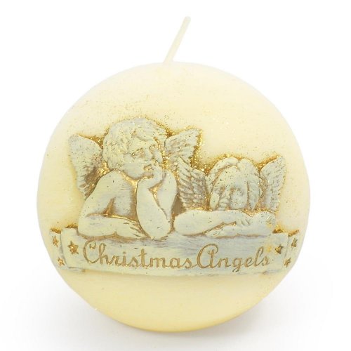Vianočný anjel guľa 100 ecru - Veľkonočné ozdoby