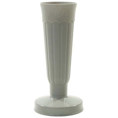 Váza so záťažou 32cm šedá