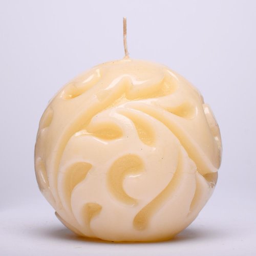 Guľa 100 vyrezáv.ecru